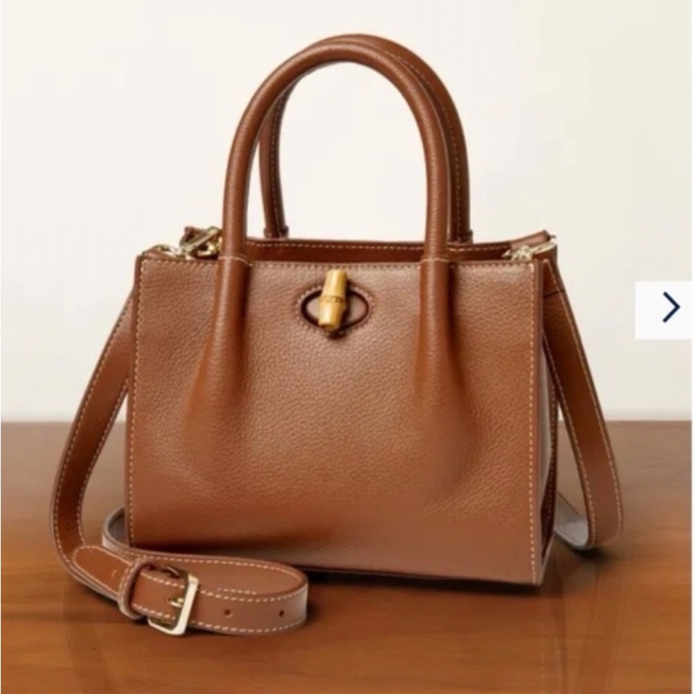 NWOT J. McLaughlin Canyon Crossbody Leather Bag